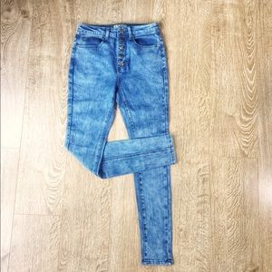 HyBrid & Co. Women’s High Waist Skinny Jeans